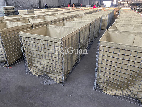 Hesco Barrier Bastion - Anping PeiGuan Metal Wire Mesh Products Co., Ltd.