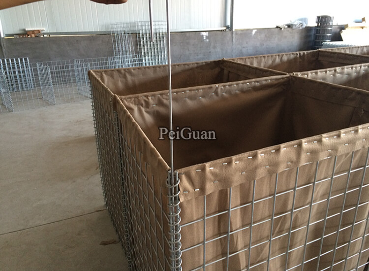 use Welded Bastion Barrier as sand cage, sand cage and military gabion wall